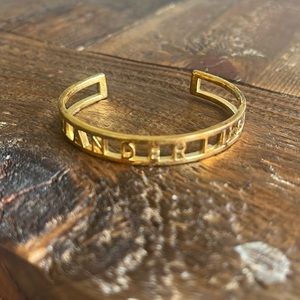 Like new, Wander Lust gold bangle